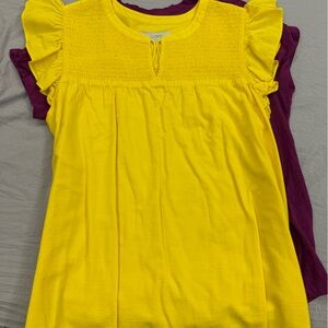 Loft New Yellow Top. Dressy or Casual. Versitile!